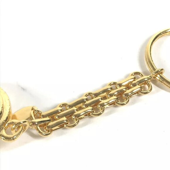 CHANEL Vintage chain CC CC Mark Bag Charm Matelasse Quilted Key Holder - Picture 2 of 12